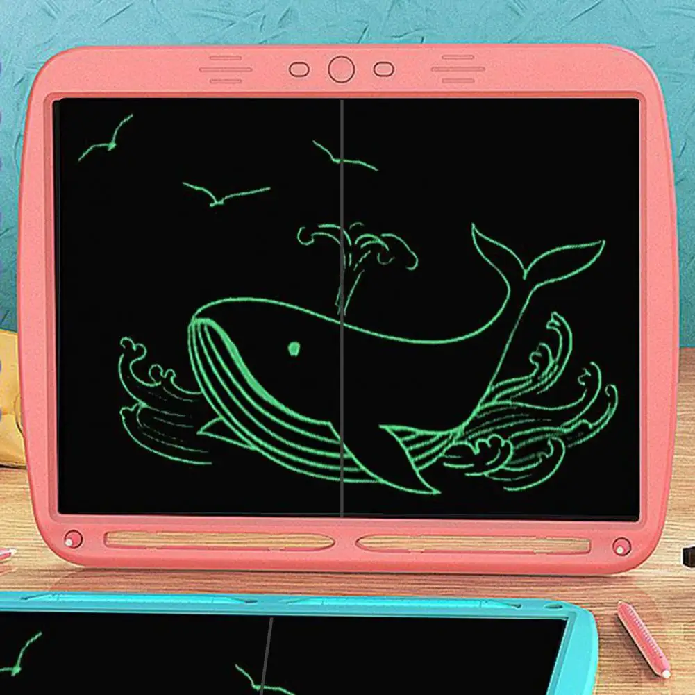 

15 Inch Graphic Writing Board LCD Single Color Split Screen Kids Electronic Painting Message ablet Drawing Board Handwriting Pad