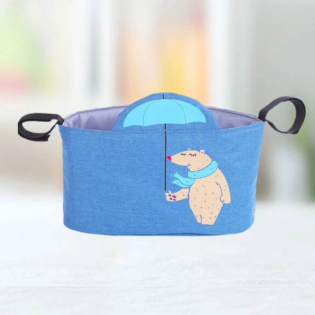 

1 pc Baby Stroller Bag Hanging Large Capacity Sundry Pouch for Travel Shopping