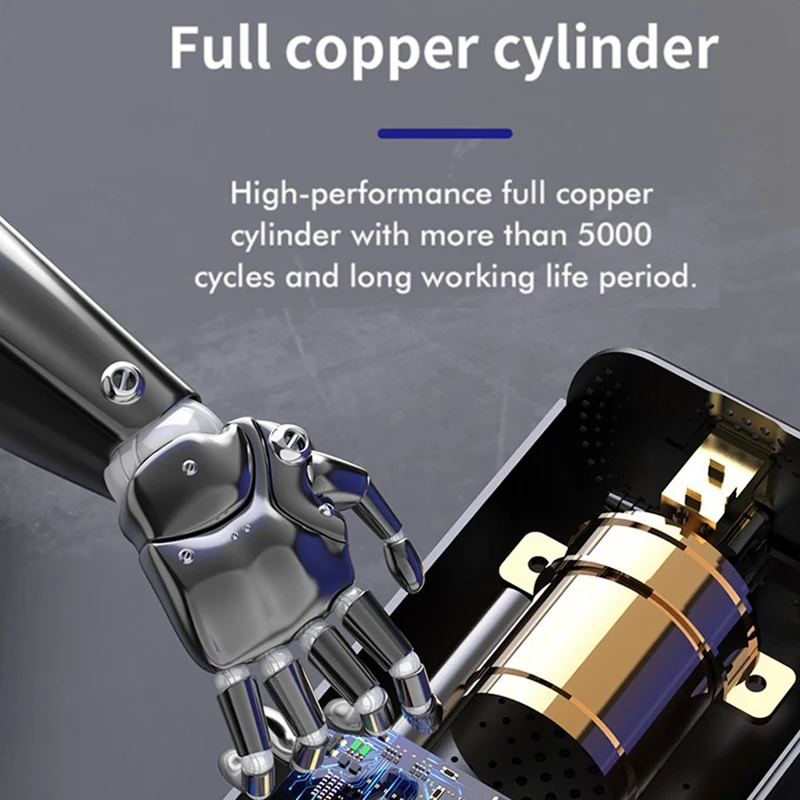 Licheers Car Wireless Air Pump With LED Lamp Tire Inflator Digital Pressure Auto Portable For Bicycle Ball Mattress