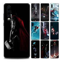 marvel phone case for huawei p10 p20 p30 p40 p50 p50e p smart 2021 pro lite 5g plus silicone case cover anime thor marvel cool