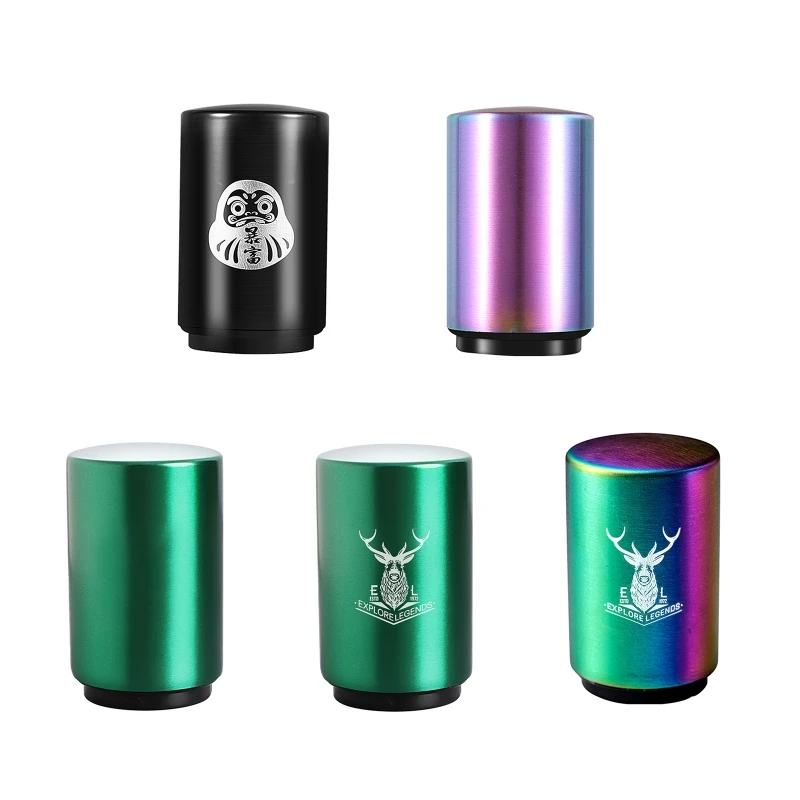 

Stainless Steel Beer Bottle Opener Magnetic Automatic Press Lid Opener Creative Kitchen Tool Accessories Portable Gadget