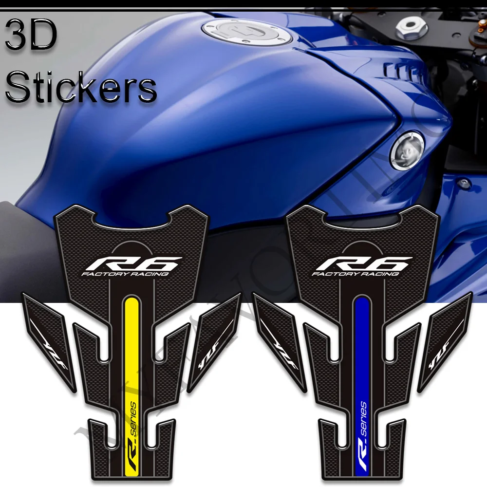 

2017 2018 2019 2020 2021 2022 For YAMAHA YZF-R6 YZF R6 YZFR6 Stickers Decals Protector Tank Pad Side Grips Gas Fuel Oil Kit Knee