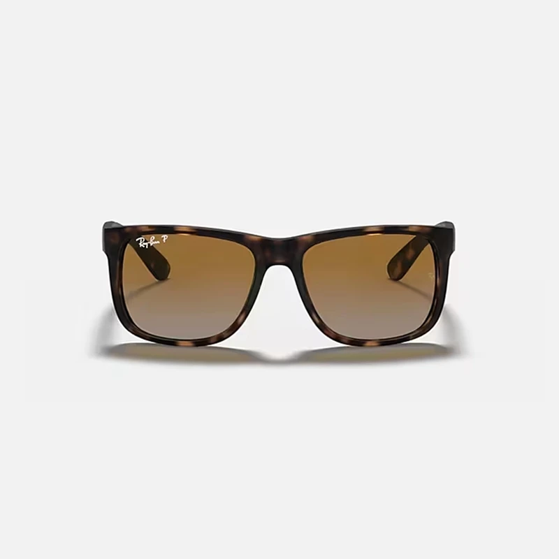 Фото Оригинальные солнцезащитные очки Rayban Classic RB4165 JUSTIN, унисекс, квадратные, винтажные, поляризованные, в коробке. №3