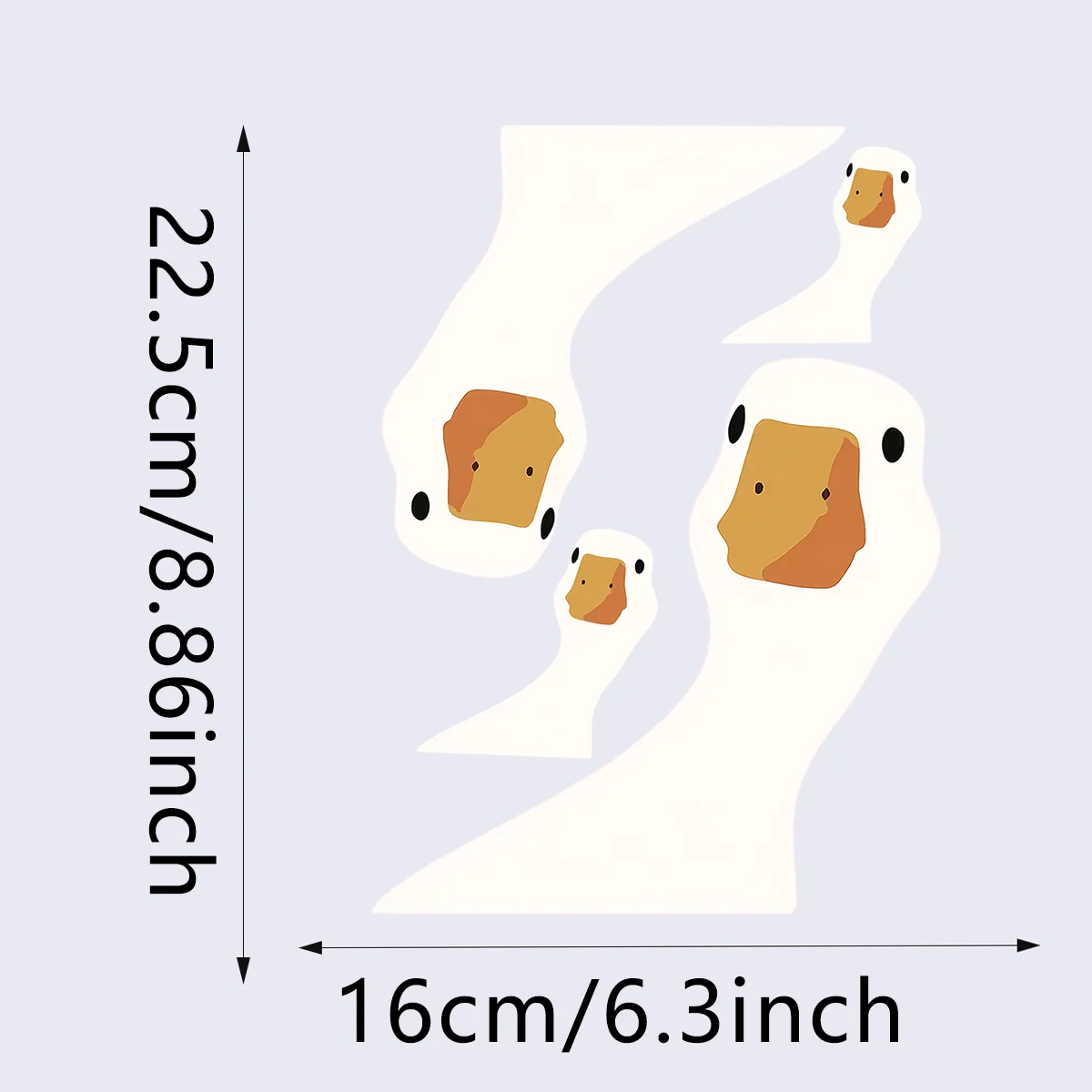 

4 шт.-используйте наши милые, забавные и юмористические наклейки с гусиками для создания стойки вашего автомобиля — подходят для всех транспортных средств, J-410