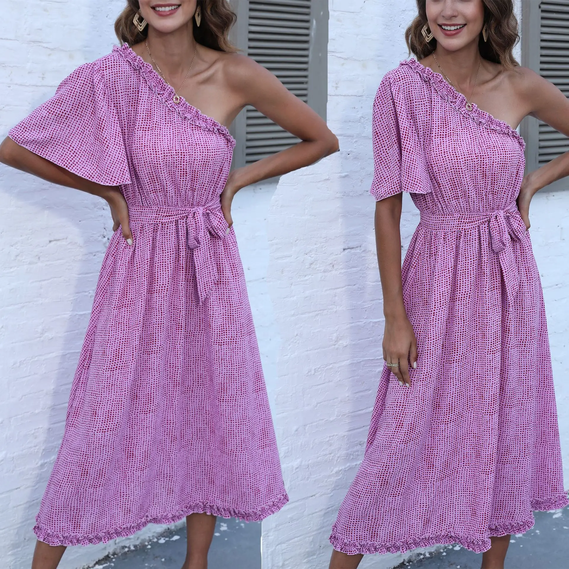 

Новинка весна-лето 2022, женские платья, новинка, однотонное платье на бретелях для женщин