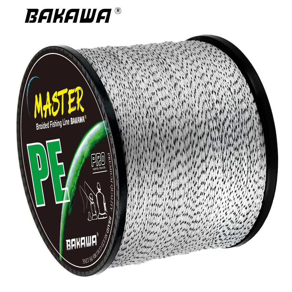 

Леска плетеная полиэтиленовая BAKAWA X8 150/366/666 м, 6 цветов