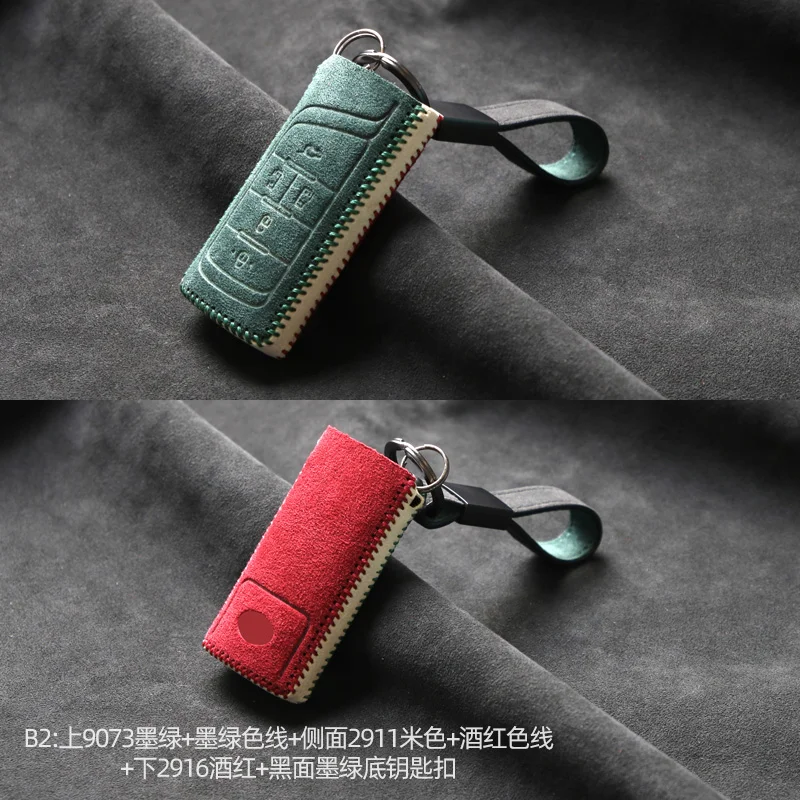 

Роскошный замшевый чехол для ключей из алькантары, дизайнерский чехол для ключей, брелок для ключей, для двигателя GAC Gs4 M8 Gs3 Gs8 M6pro Gs5 Ga6