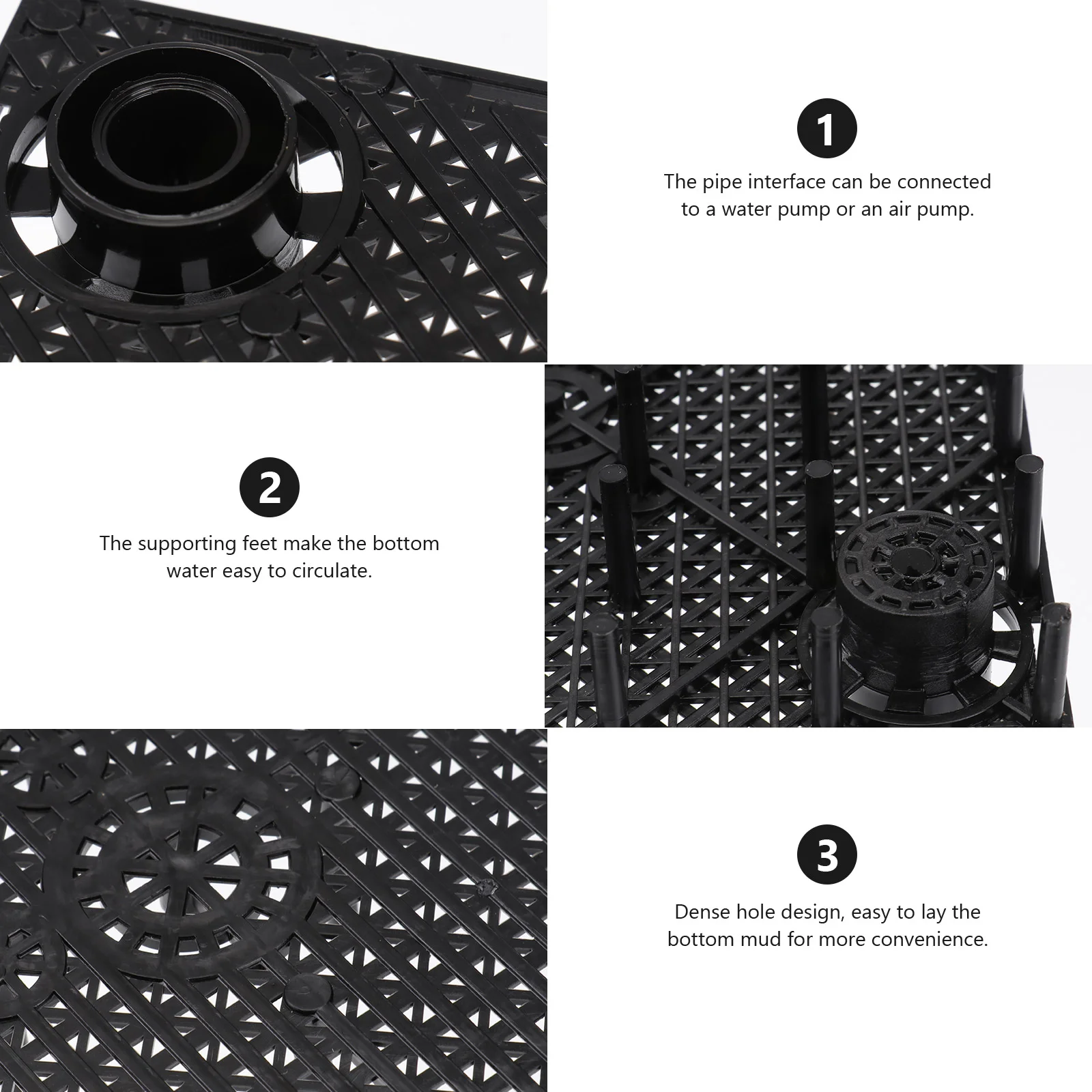 

Aquarium Tank Divider Fish Crate Gallon Egg Sand Grid Filter Plates Black Bottom Gravel Isolation Undergravel Boardsboard