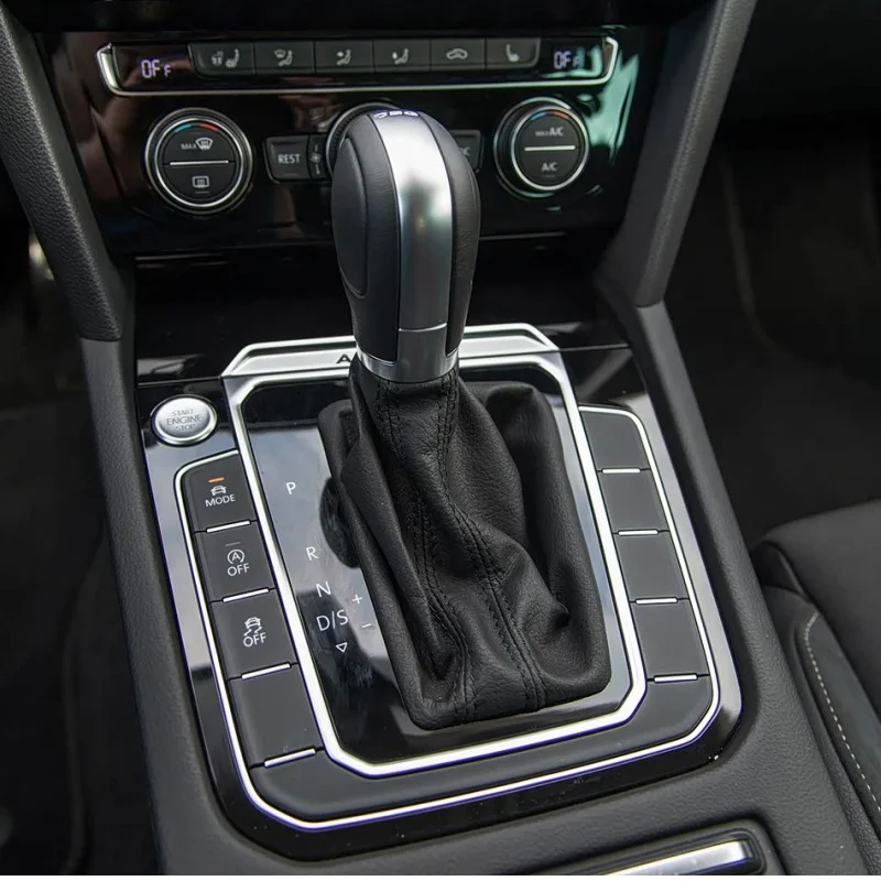 Фото Автоматическая ручка переключения передач LHD для Volkswagen VW Passat B8 DSG с чехлом-пыльником, для центральной консоли, синяя, черная, белая, красная №4