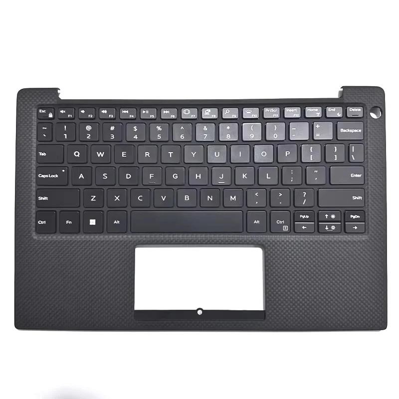 Фото Новый чехол для ноутбука XPS 13 9370 9380 7390 9305 P82G, чехол C Shell 0KPRW0/клавиатура с подсветкой №4