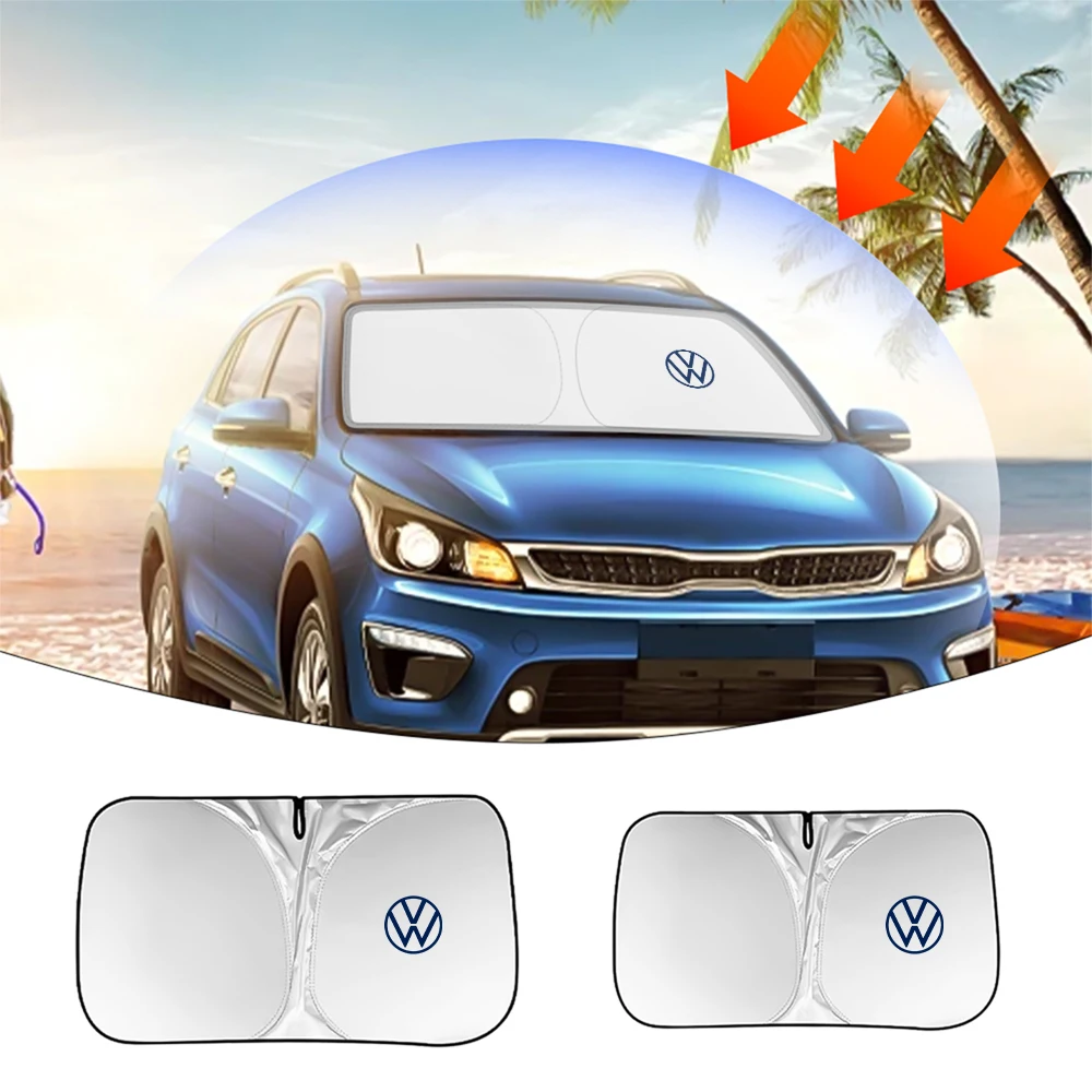 Солнцезащитный козырек на лобовое стекло автомобиля защита от ультрафиолета