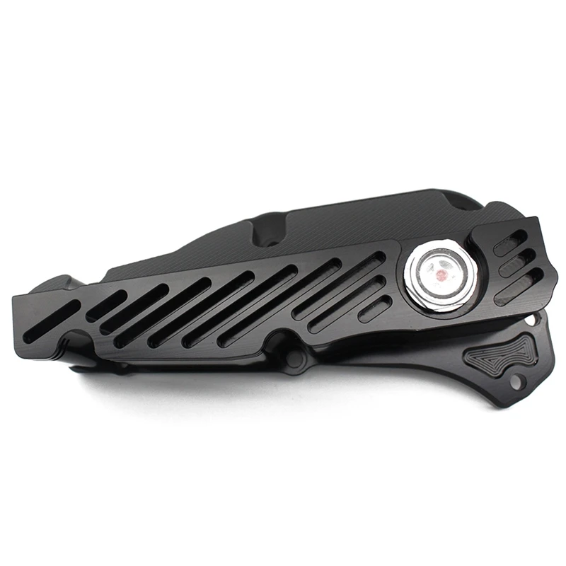 Прозрачное алюминиевое дно с видимыми маслами для VESPA GTS250 300 GTV HPE 2019-2022 черного