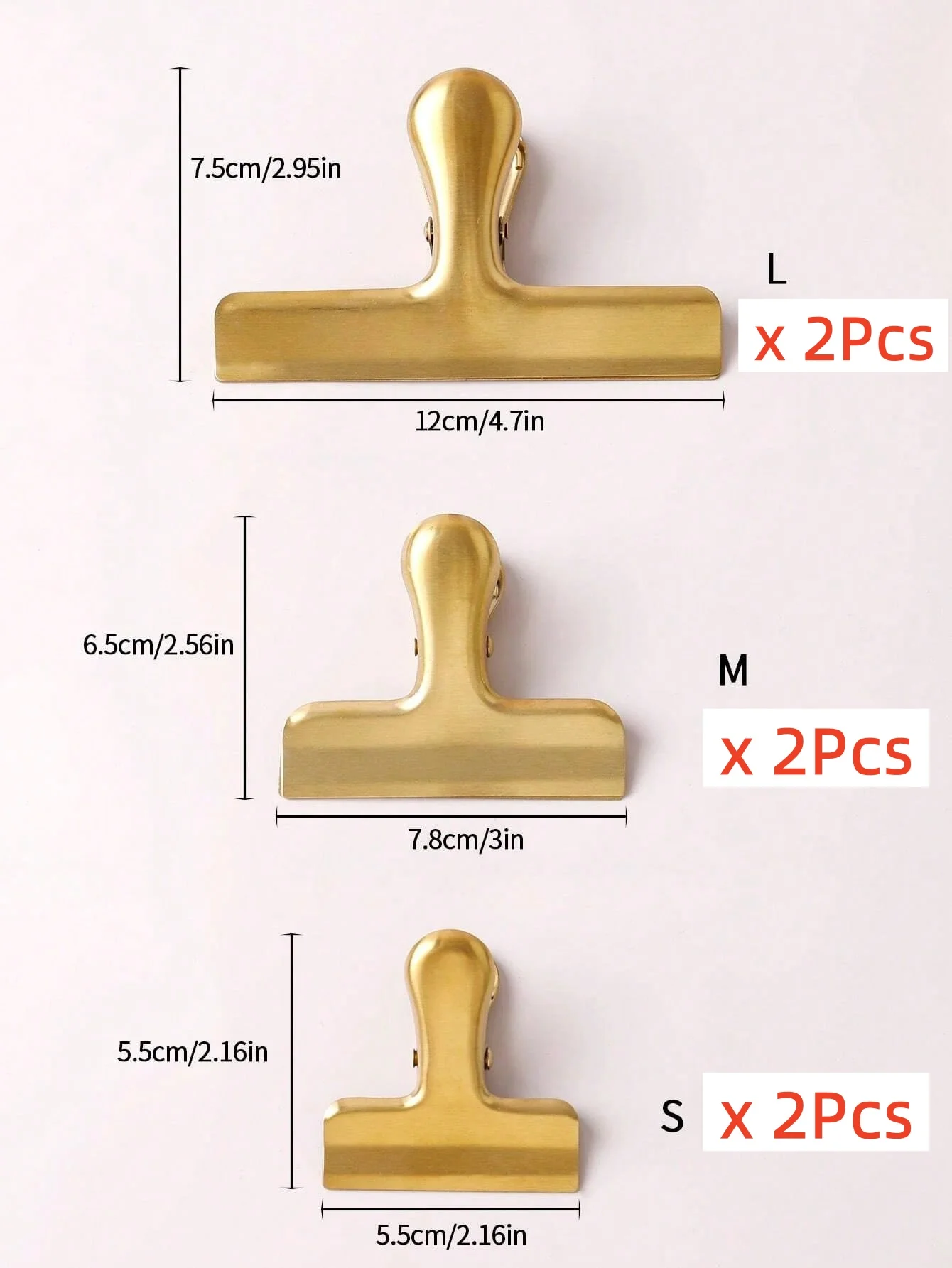 

Золотой зажим для пакетов