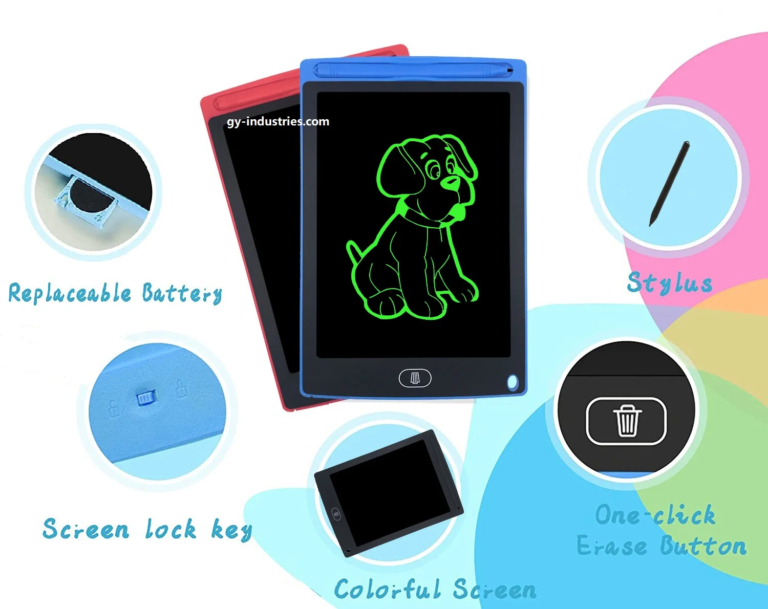 Оригинальный 8 5 дюймовый ЖК-дисплей для письма цифровой рисунок скетчей