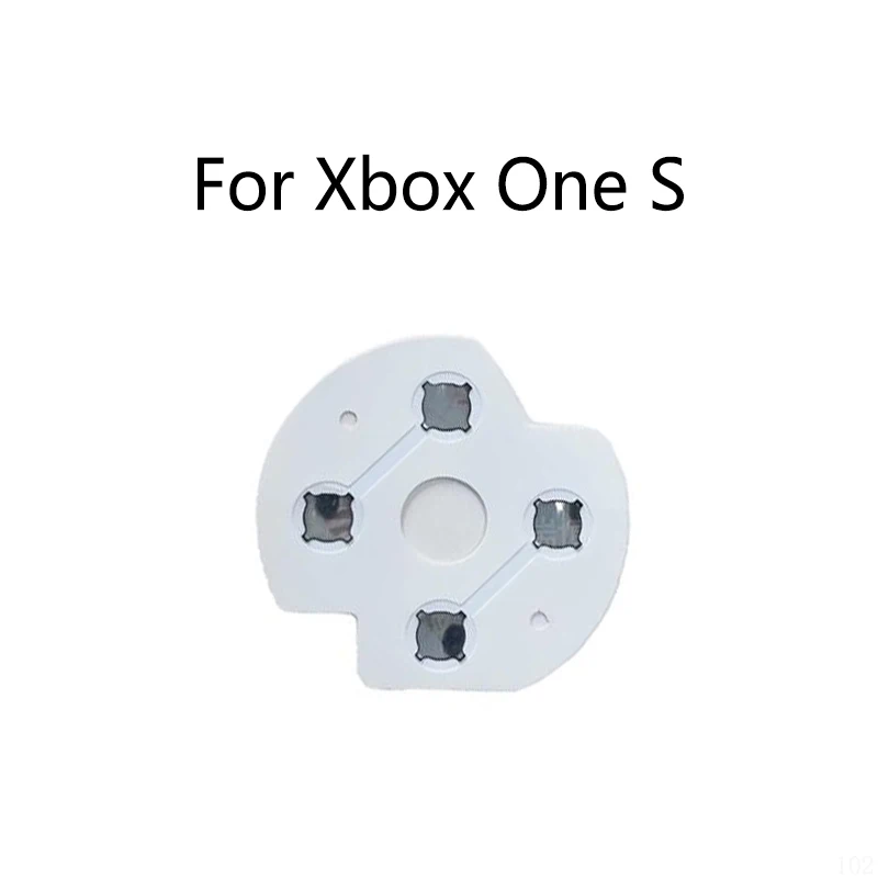 2 шт.компл. для контроллера XBOX One S, кнопка D-Pad, металлическая купольная токопроводящая пленка, наклейка для Xbox One Series S X (art.: 3920d4cdca587) - 3920d4cdca587