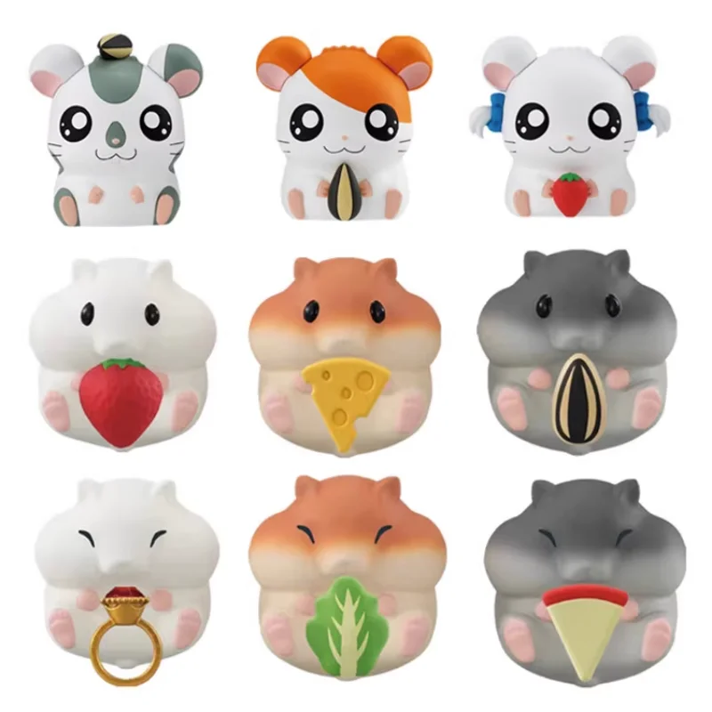 

Bandai Genuine Hamtaro Hamster Hamtaro Capchara Capsule Toys Action Figures Toys Anime Twisted Egg Without Shell