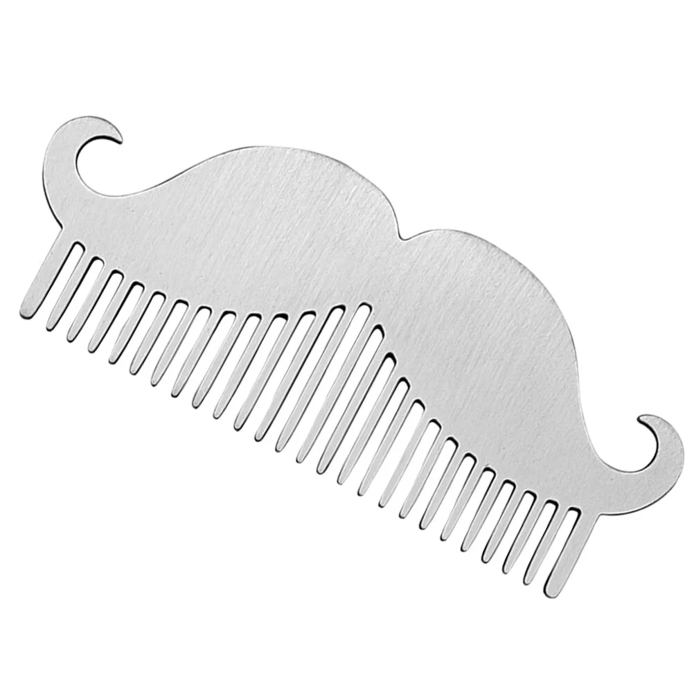 

Tool Mens Men Hair Comb Mustache Pocket Sized Mustaches Teeth Grooming Hair Straightener Travel Combs