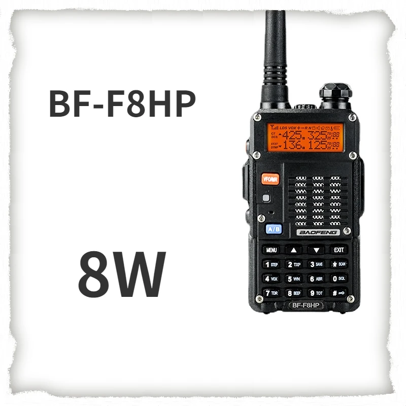 Baofeng Bf-f8hp Walkie Talkie UV Two-stage Wireless Handheld Walkie Talkie