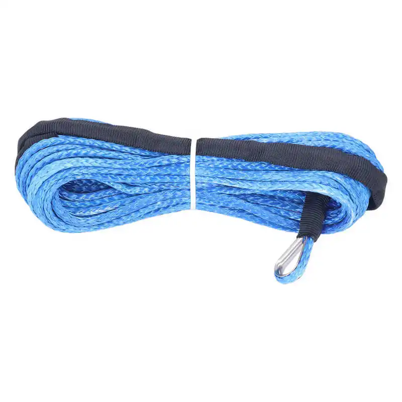 

Winch Rope Winch Recovery Cable Wear Resistant 12 Strands Nylon 7000lb Load for Trucks for Jeeps for SUVs Replacement for