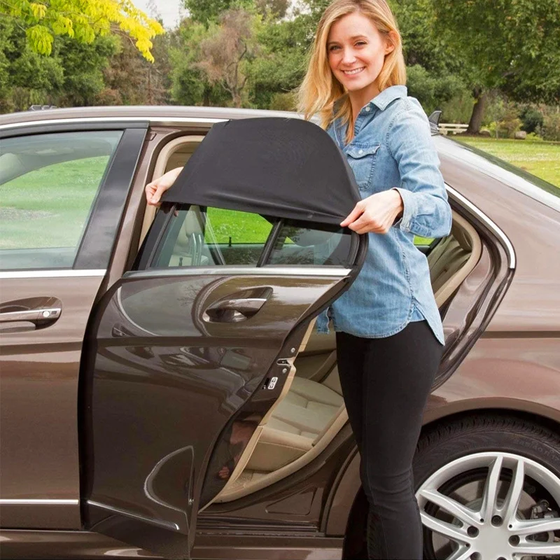 

Universal Car Styling Accessories Sun Side Window Shade Curtain Rear window Cover UV Protection Sunshade Visor Shield