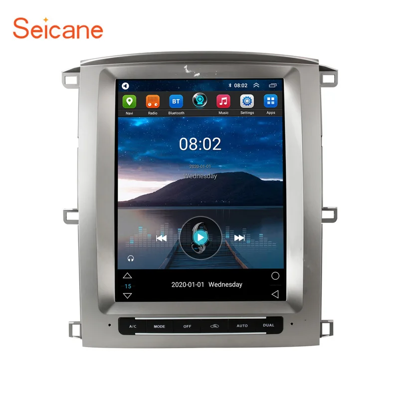 Seicane 12 1 дюймов Android 10 0 Автомобильный мультимедийный плеер для TOYOTA LAND CRUISER 100 2002-2007