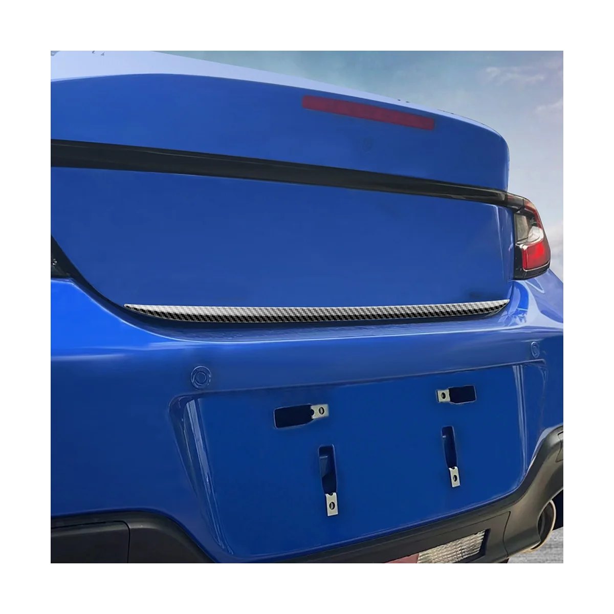 Автомобильное украшение для багажника из углеродного волокна автомобильный