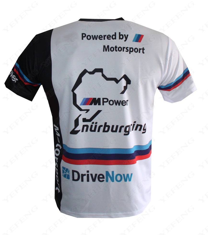 

Summer 2021 For BMW Motorsprot Racing Equipment Motorcycle Motorrad Men's Motorbike Quick Dry T-Shirts Superbike Team Jerseys