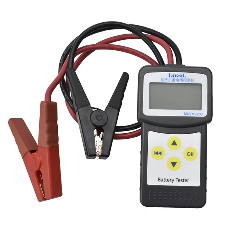 

LANSL Micro200 Car Automotive Battery Tester 12V Battery System Analyzer 100-2000CCA Charging Cranking Diagnostics Tools