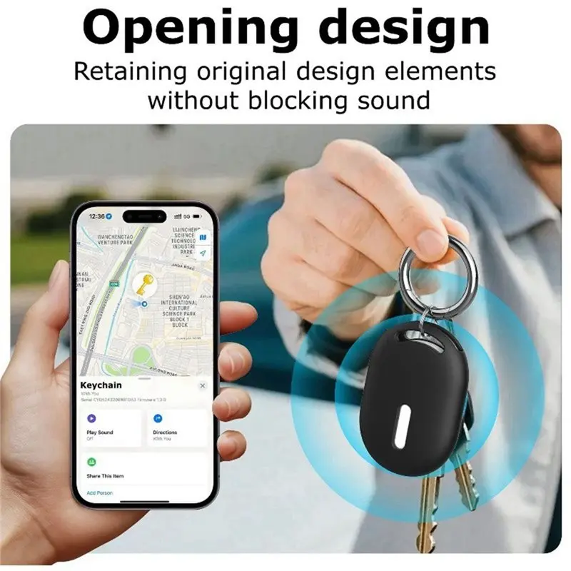 A98Z для Xiaomi Tag Tracker: водонепроницаемый силиконовый защитный чехол с кольцом для переноски и хранения. (art.: 3920dcddd8a4f) - 3920dcddd8a4f
