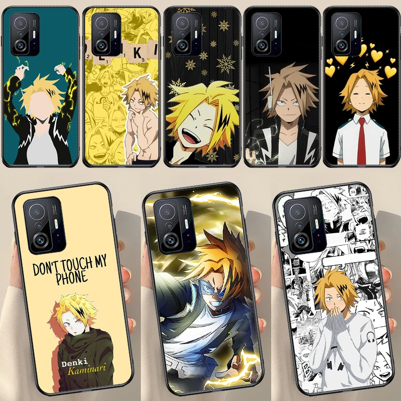 Denki Kaminari My Hero Academia Phone Case For POCO X4 X3 Pro M4 M3 F3 F4 GT Cover For Xiaomi 12 Pro 11T 12X Mi 11 Lite
