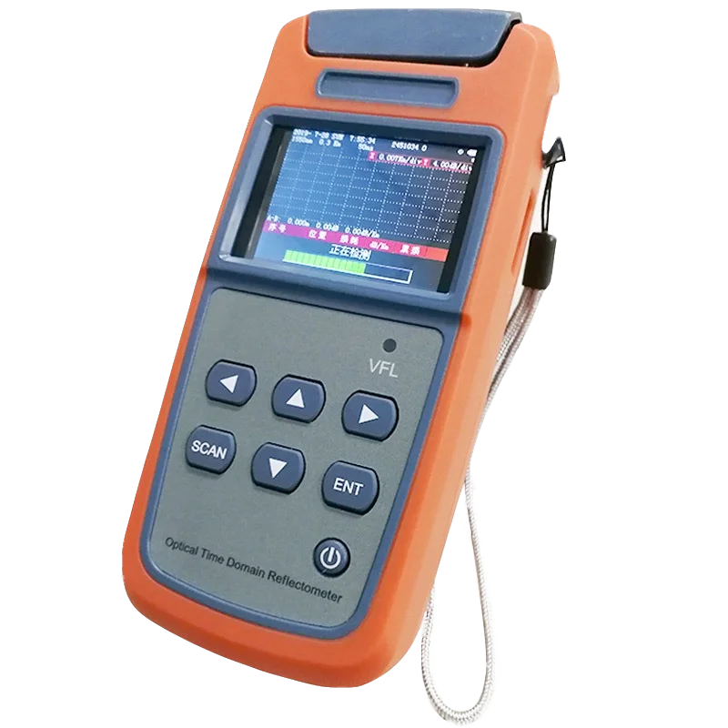 Mini 60KM Fiber Optic OTDR Optical Fiber Reflectometer Built in VFL with FC SC 1550nm Single Mode Free Shipping