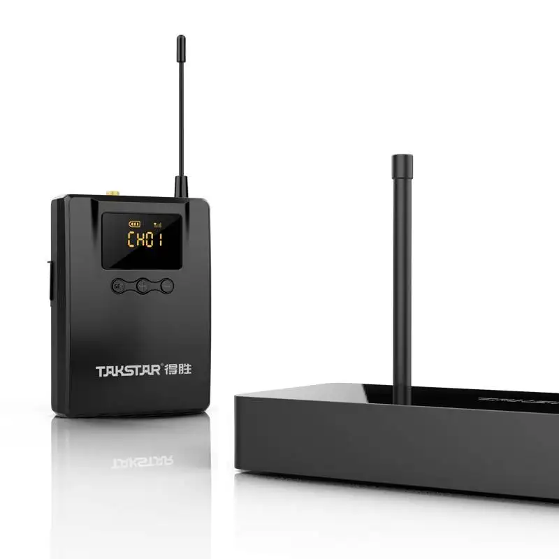 Takstar WPM-300/WPM300 UHF Stereo Wireless In-Ear Monitor System 520-600MHZ Professional for Studio Recording/Stage Monitoring - купить по