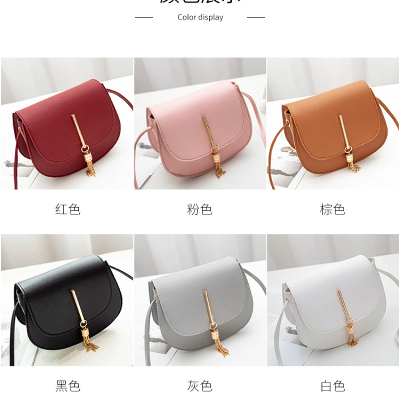 

Сумка-кроссбоди женская из искусственной кожи, с кисточками, мобильный телефон, кошелек