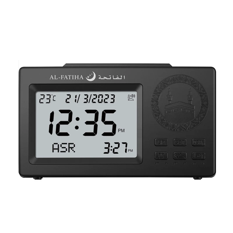 

Arabic Desktop Alarm Clock for Prayer Azan Reminder Mosque Digital Clock Dropship