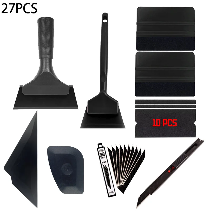 

Набор Инструментов Для Тонировки Окон Из Полипропилена - Комплект Ракелей Для Нанесения Виниловой Пленки И Обоев С Войлочным ...