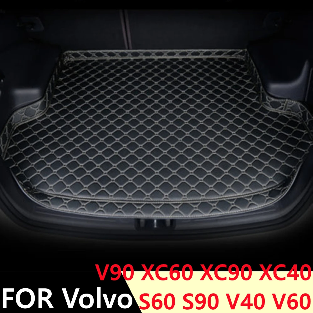 

Car Trunk Mat For Volvo XC60 XC90 XC40 S60 S90 V40 V60 V90 All Weather Rear Cargo Cover Carpet Pad AUTO Tail Parts Boot Liner