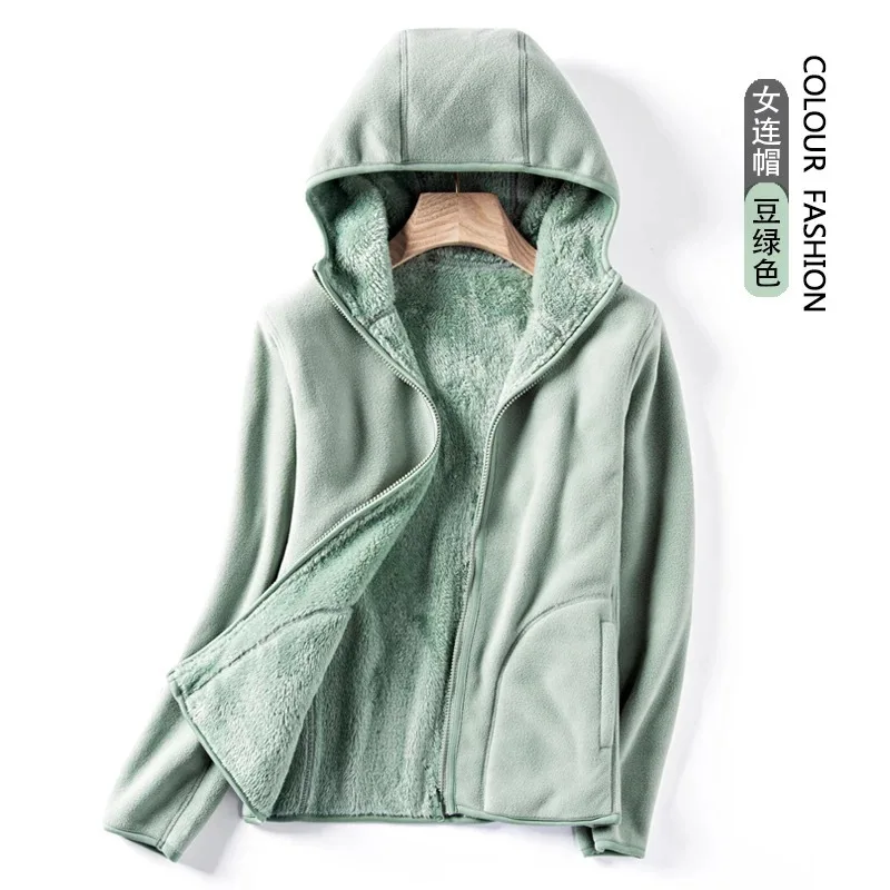 Женская винтажная куртка-парка на флисе с хлопковой подкладкой