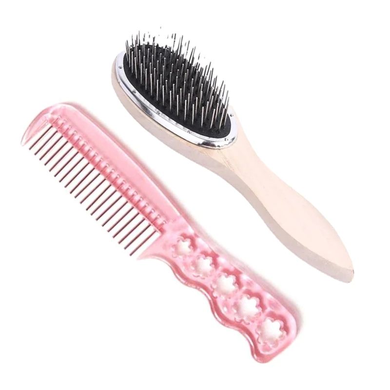 

Wig Comb Plastic Handle Anti-static Steel Comb Tools Beauty Accessories for Women Curly Hair Long Hair Wet Hair Detangling Comb