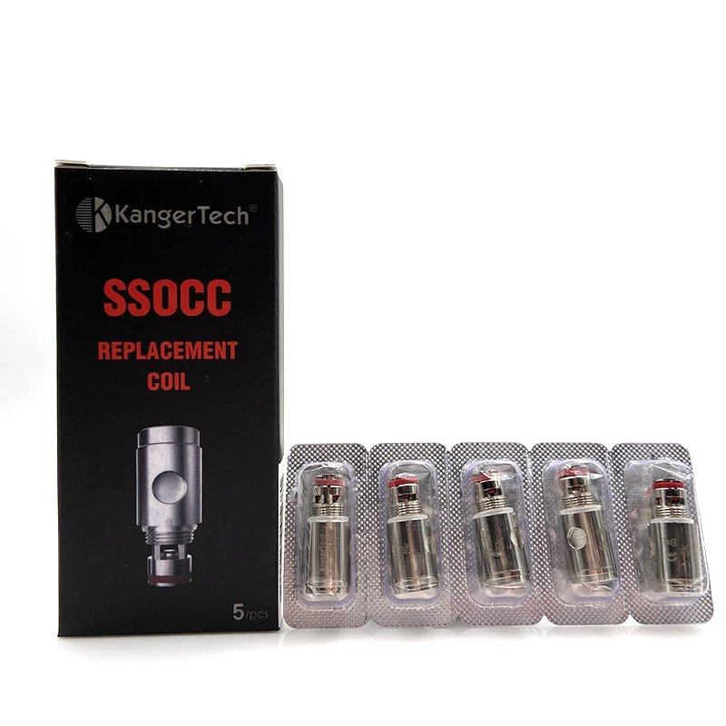 RunVape Kangertech SSOCC катушка 0 2/0 5/1 2 Ом RBA Сменная головка для Kanger Toptank Subtank Mini Sub Ohm бак |