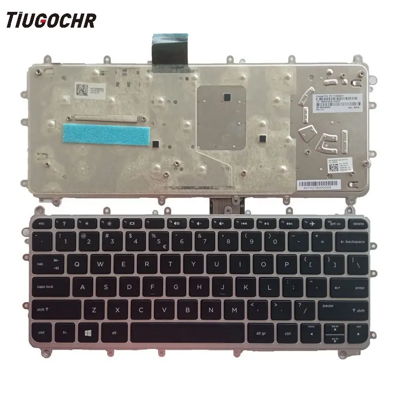 

laptop keyboard for HP Pavilion 11-N X360 11-N001EE 11-N014TU US keyboard SILVER FRAME PK131501A00