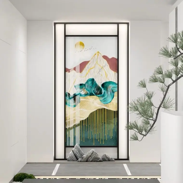 Роскошная решетка для экрана из нержавеющей стали в скандинавском стиле