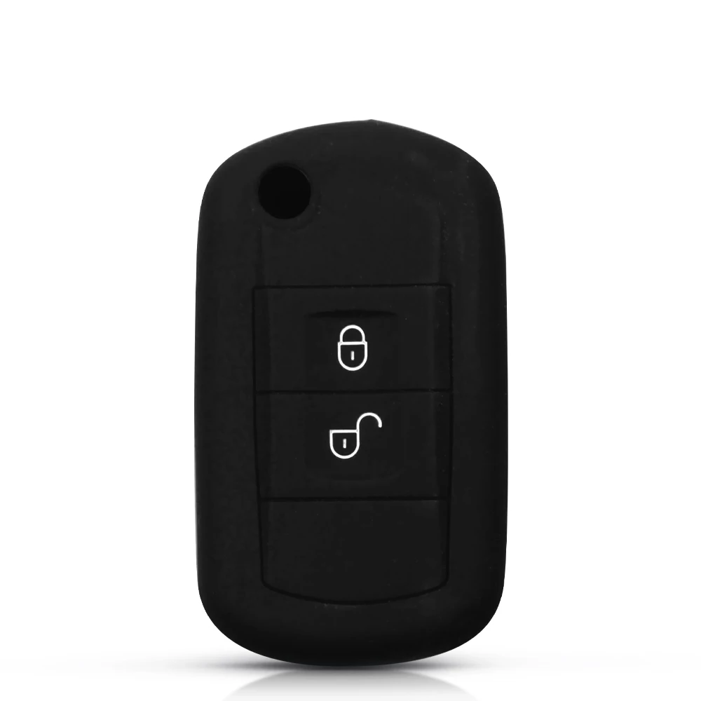 KEYYOU брелки для ключей силиконовый чехол Land Rover LR3 обнаружения 3 Range Sport Vouge 2005 - 2010 Fob