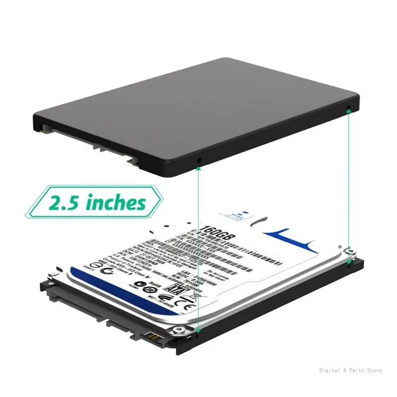 Корпус адаптера M17F NGFF 2 в 1 объединяющий адаптеры M.2 и SATA3.0 5 дюйма
