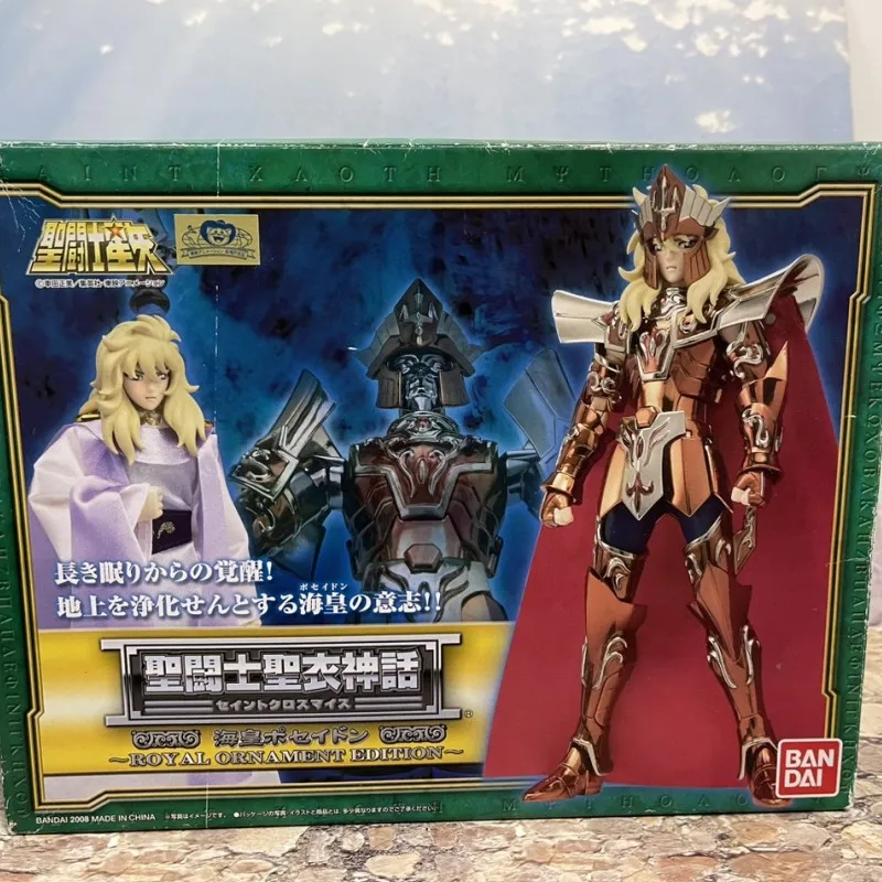 

Anime Action Collection Figures Original Bandai Saint Seiya Myth Cloth Poseidon God Of Sea 1.0 Luxury Version Chevalier Model