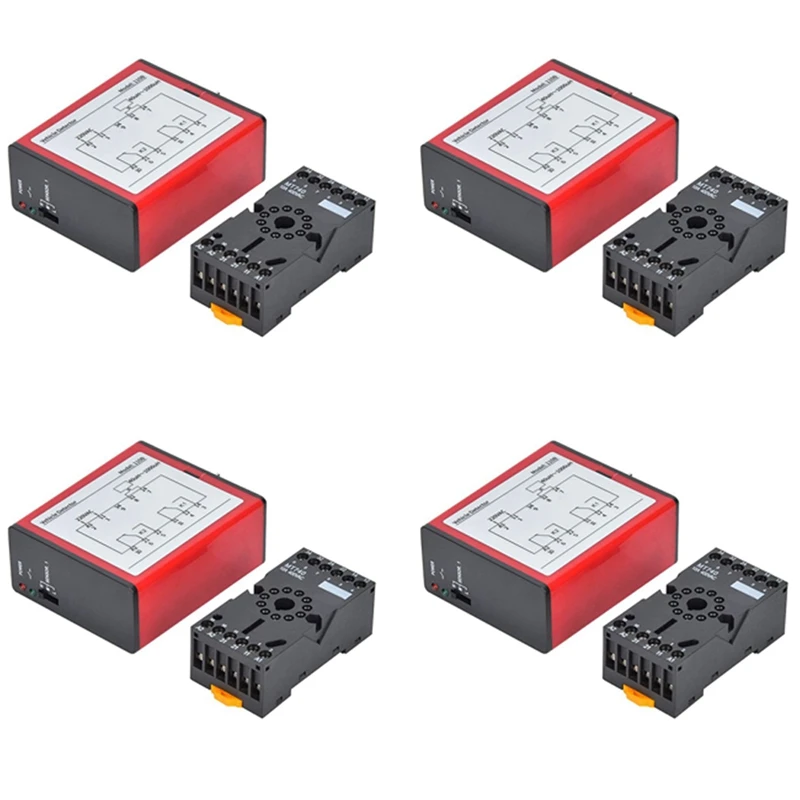 4X 110B детектор автомобиля AC220V одноканальный индуктивный контура для контроля