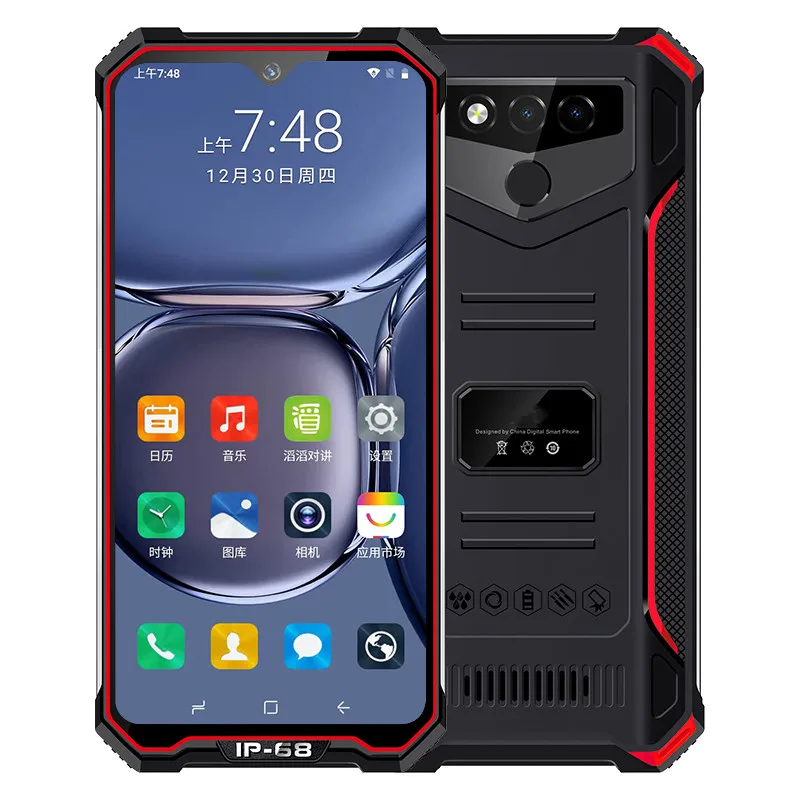 Ударопрочный телефон Zello PTT Rungee 819 IP68 Водонепроницаемый Прочный наружный 4G LTE 6G + 128G