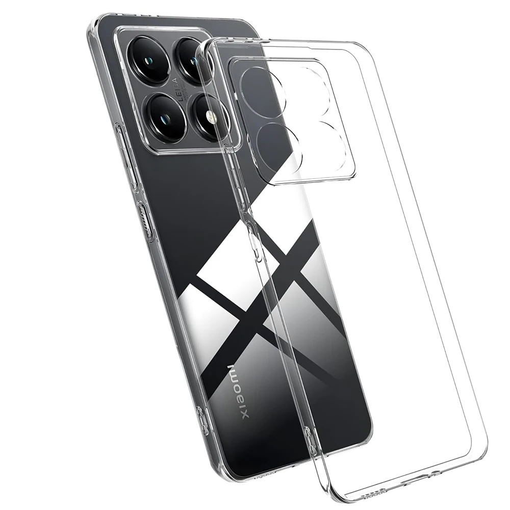Силиконовый мягкий чехол для Xiaomi 14T 14 13 13T 12 12S 12X 12T Pro Lite ультратонкий прозрачный