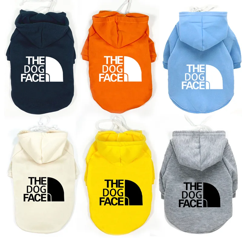 

Luxury Dog Clothes Spring Autumn Letter Print Drawstring Dog Hoodie Schnauzer Pug French Bulldog Warm Dog Clothes for Small Dogs