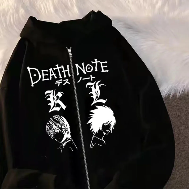 

Cartoon Classic Sweatshirt Print Zipper Y2K Couple Streetwear Men Women Jacket Fashion Hoodie Male Casual Coat