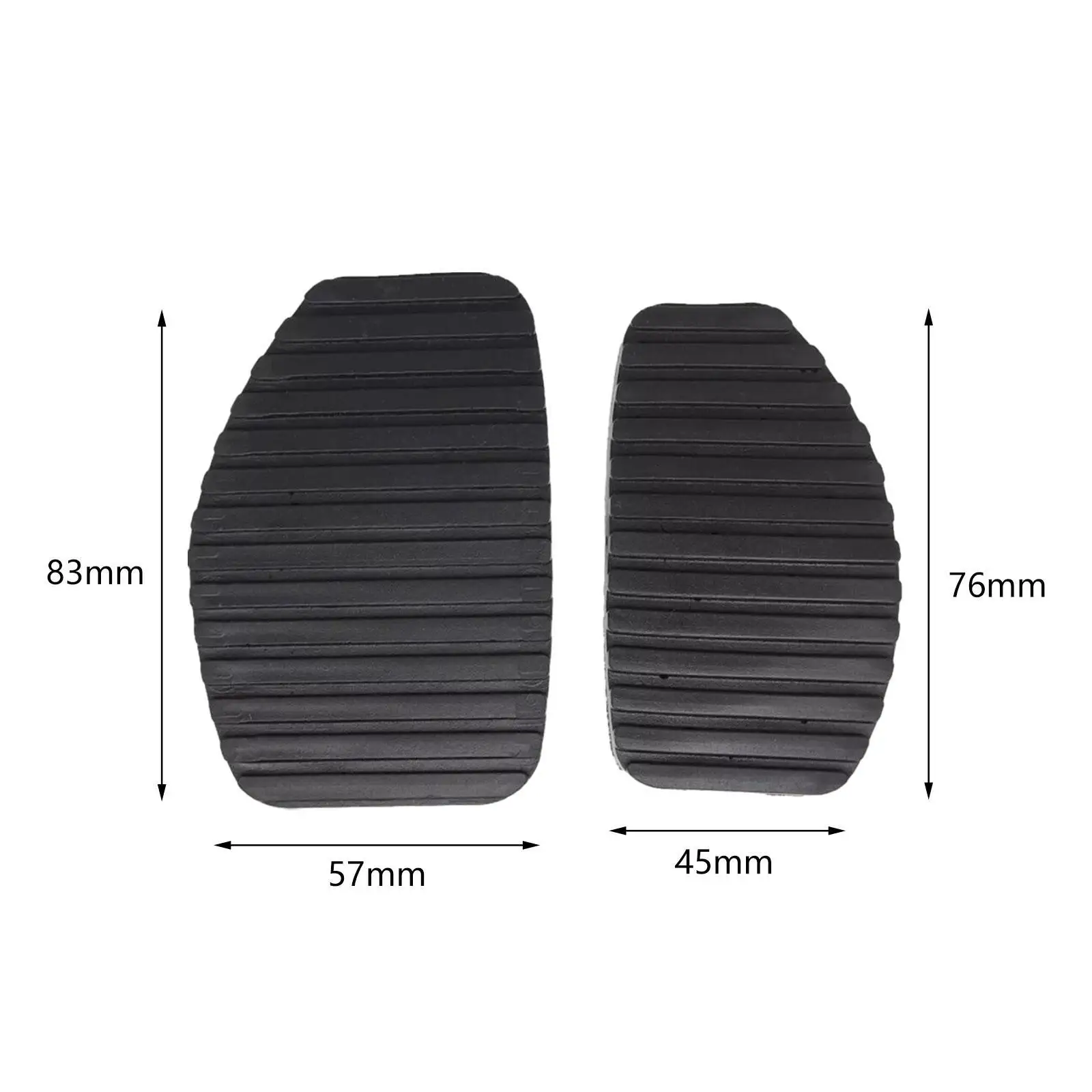 2 шт. накладки на педали тормоза и сцепления